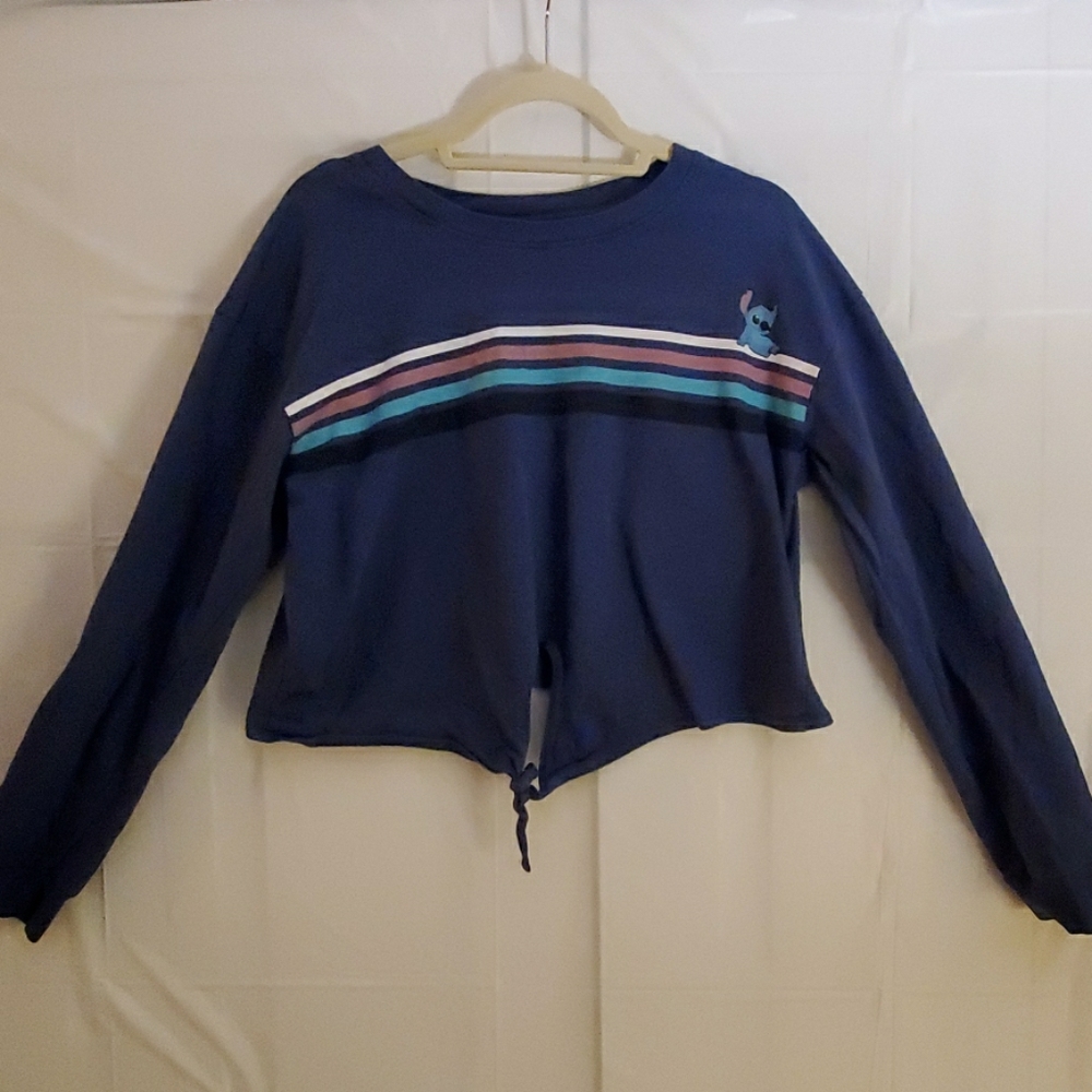 Cropped Stitch Hoodie